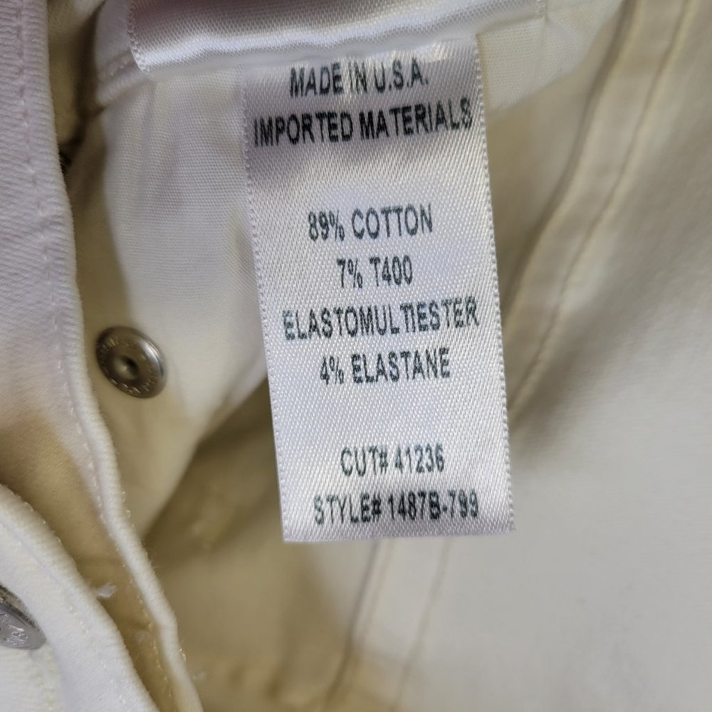 Citizens Of Humanity Women's Size 24 Jeans Ivory Rocket Ankle Skinny - Picture 7 of 7